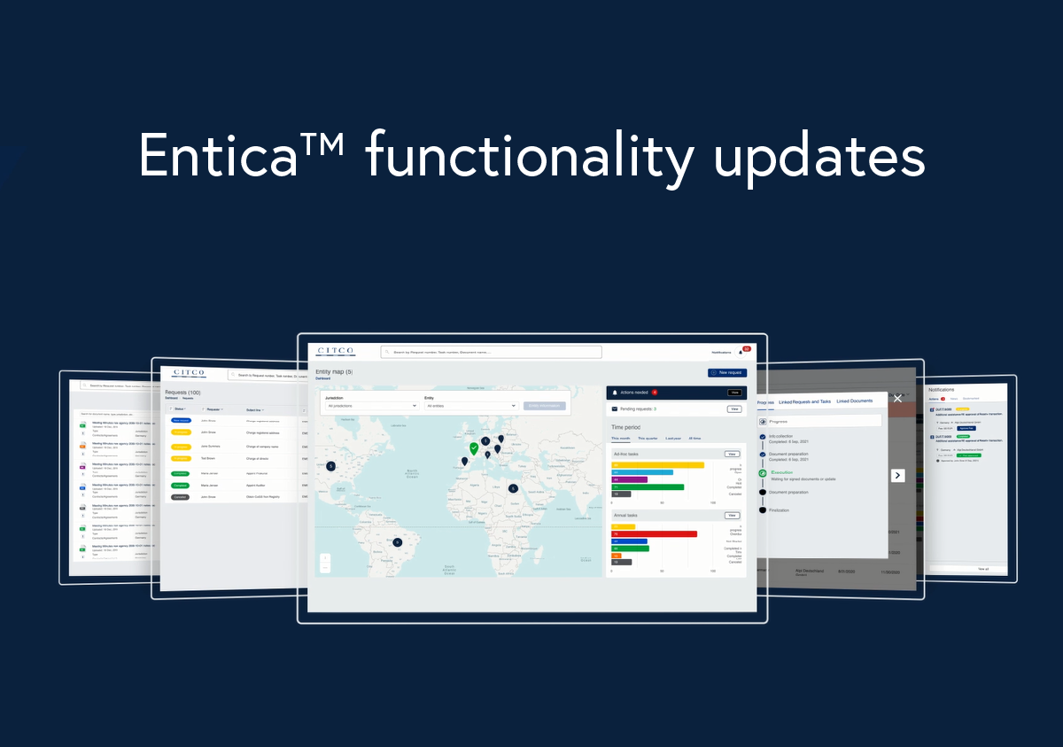 Entica™ Functionality Updates - July 2022 | Mercator®